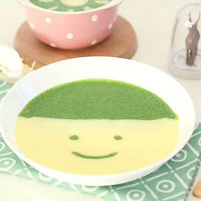 蛋黄青菜糊
